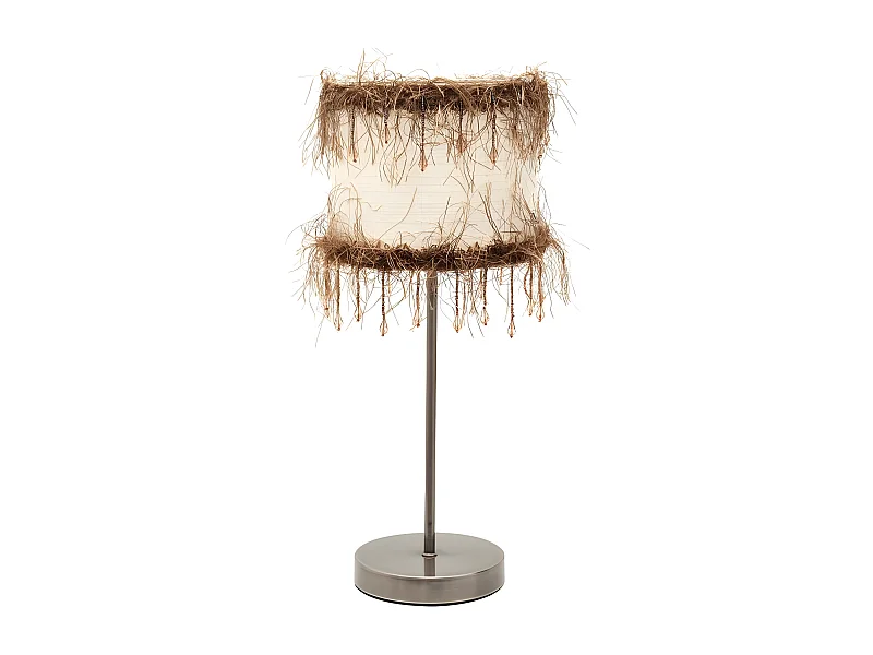 Lampada da tavolo Hilos 1xe27 Beis di FABRILAMP.