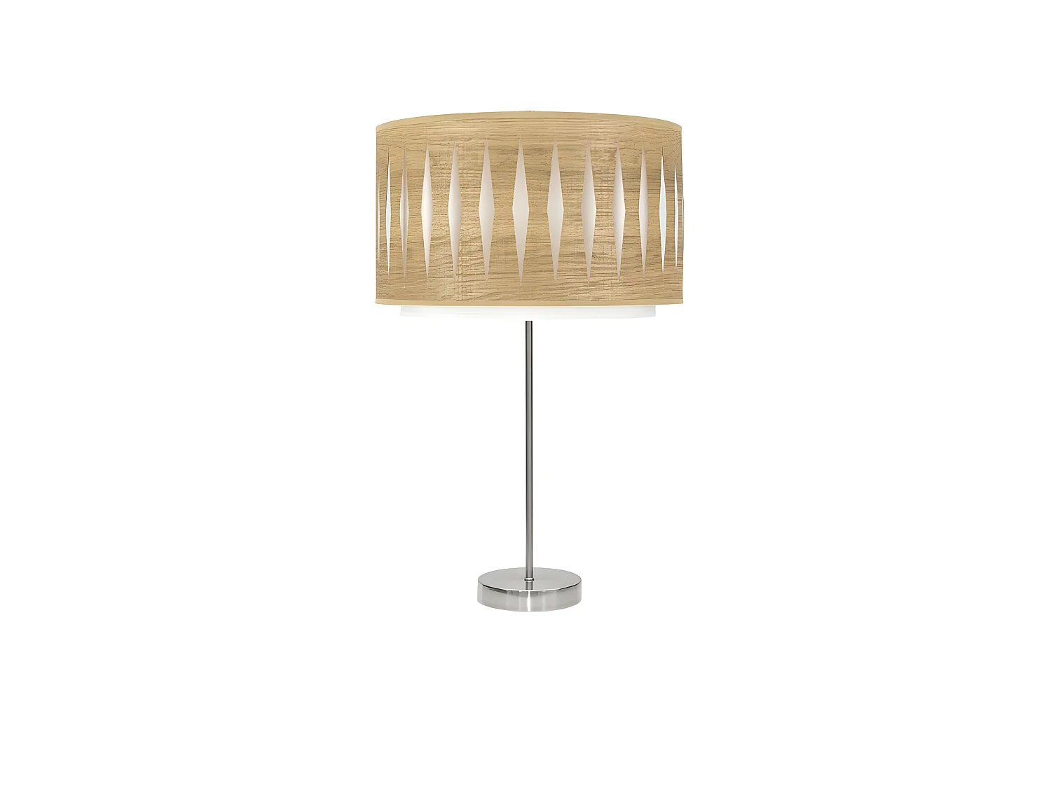Table d'angle modèle Alexandra Niquel FABRILAMP
