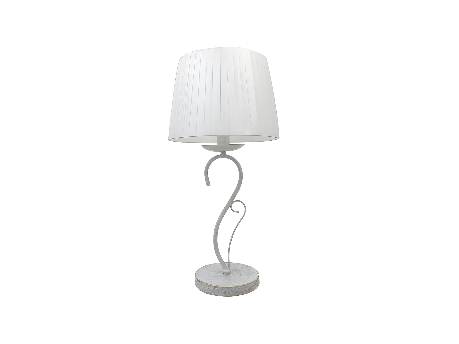 Bureau avec écran AMSTERDAM Blanc /or 50x25x25 Cm FABRILAMP