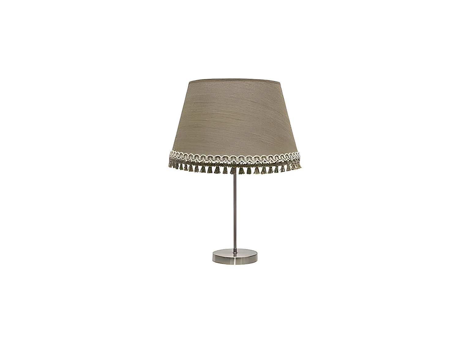 Lampe de table haute modèle Ada Cuir / sable FABRILAMP