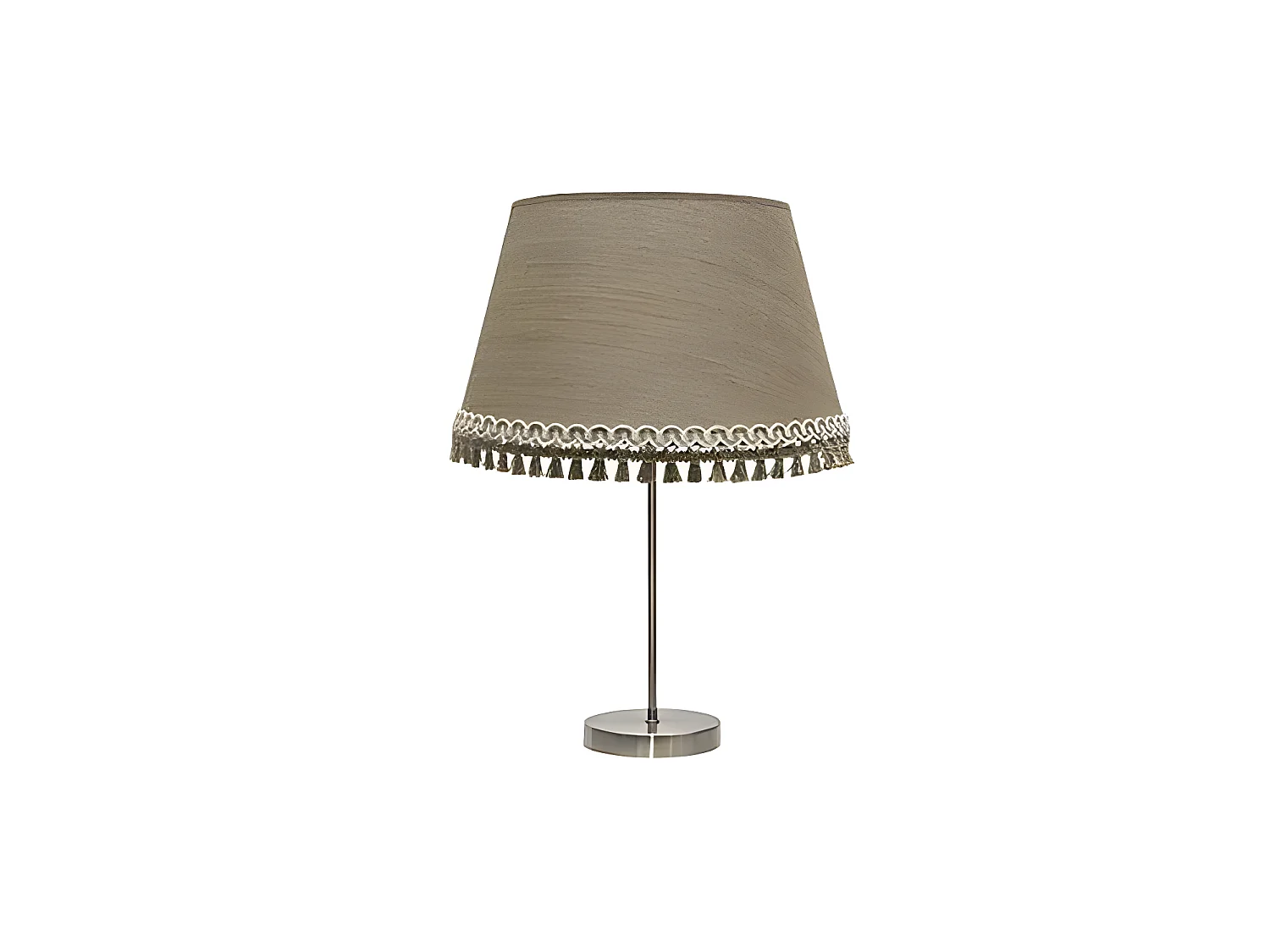 Lampe de table haute modèle Ada Cuir / sable FABRILAMP