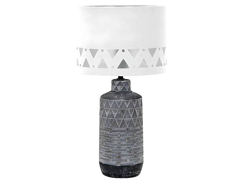 Tavolo in ceramica colore grigio MOS 1 FABRILAMP chiaro