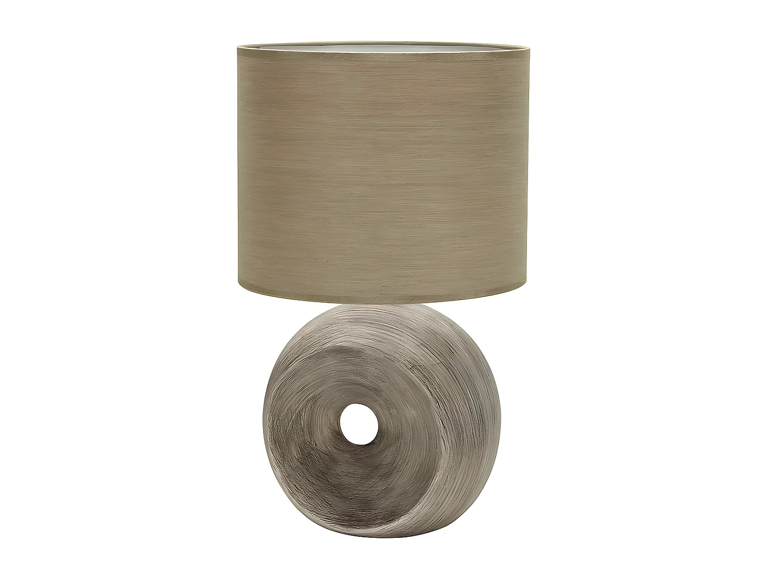 Table en céramique beige modèle EA 1 FABRILAMP léger