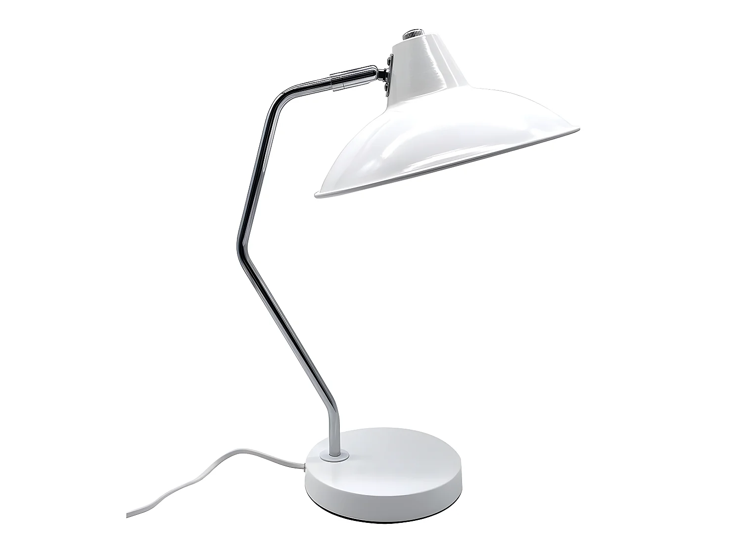 Flexo White Benchtop Orientable And Articulable Elian FABRILAMP