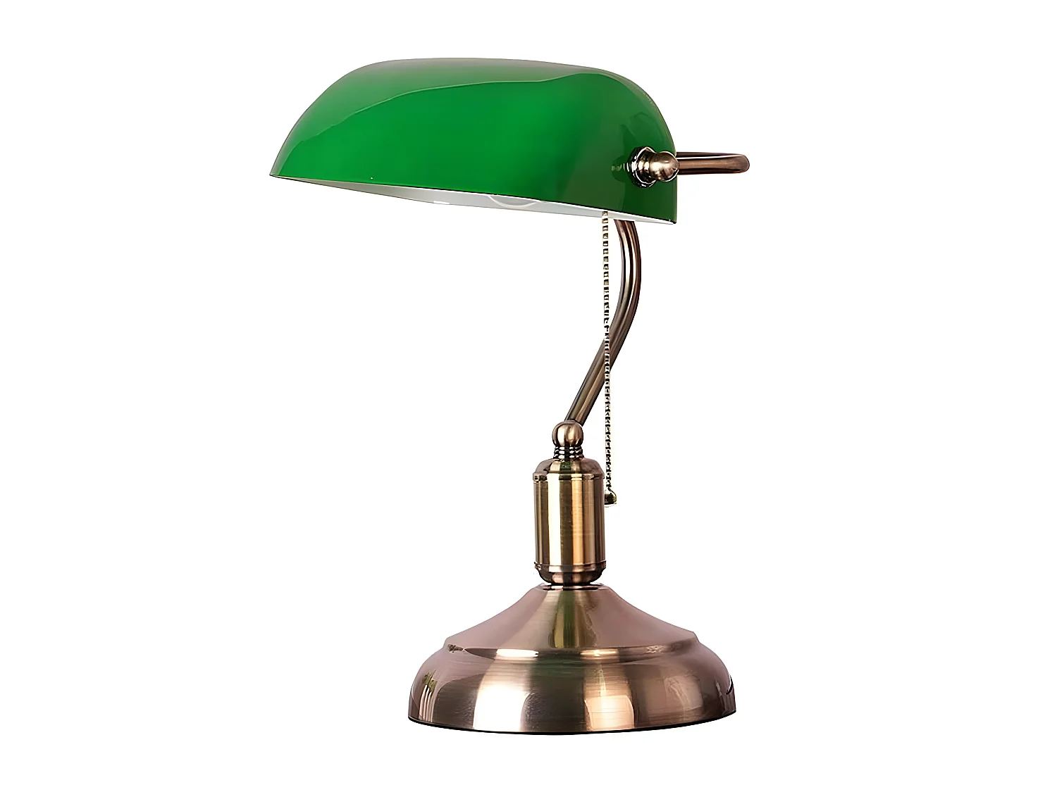 Desktop LAWYER 1 luce con schermo verde FABRILAMP