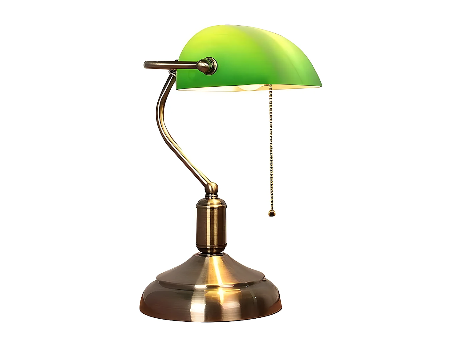 Desktop LAWYER 1 luce con schermo verde FABRILAMP