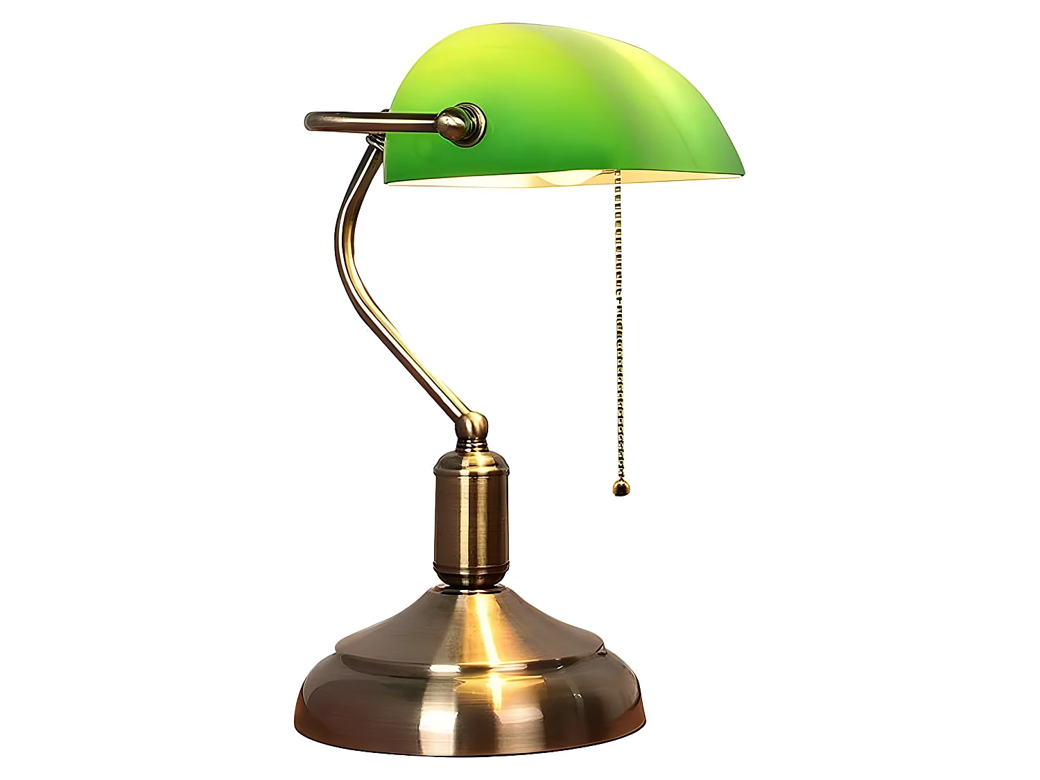 Desktop LAWYER 1 luce con schermo verde FABRILAMP