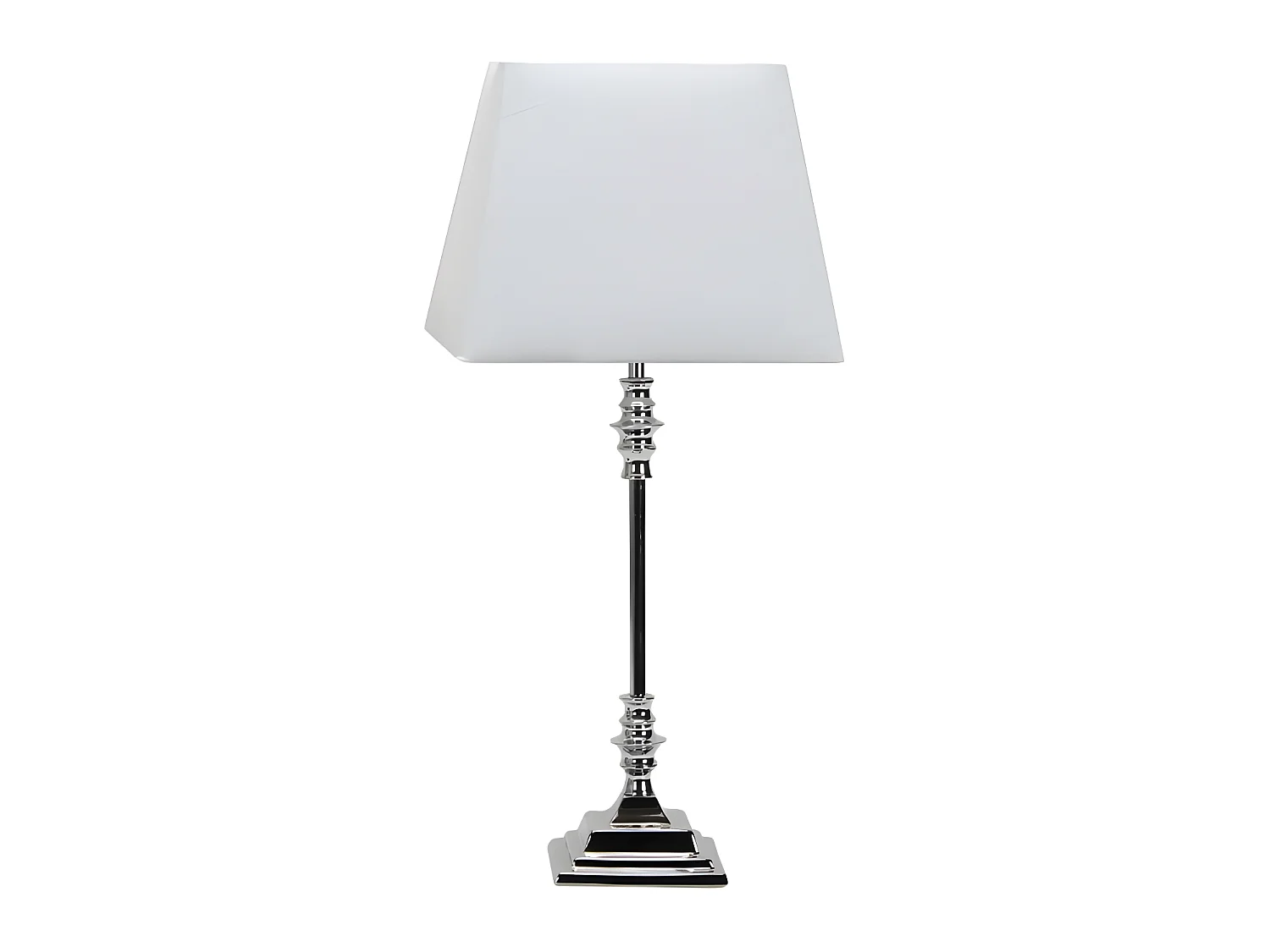 Éclairage CORNER de la salle SHUBUNKIN Chrome avec écran carré FABRILAMP