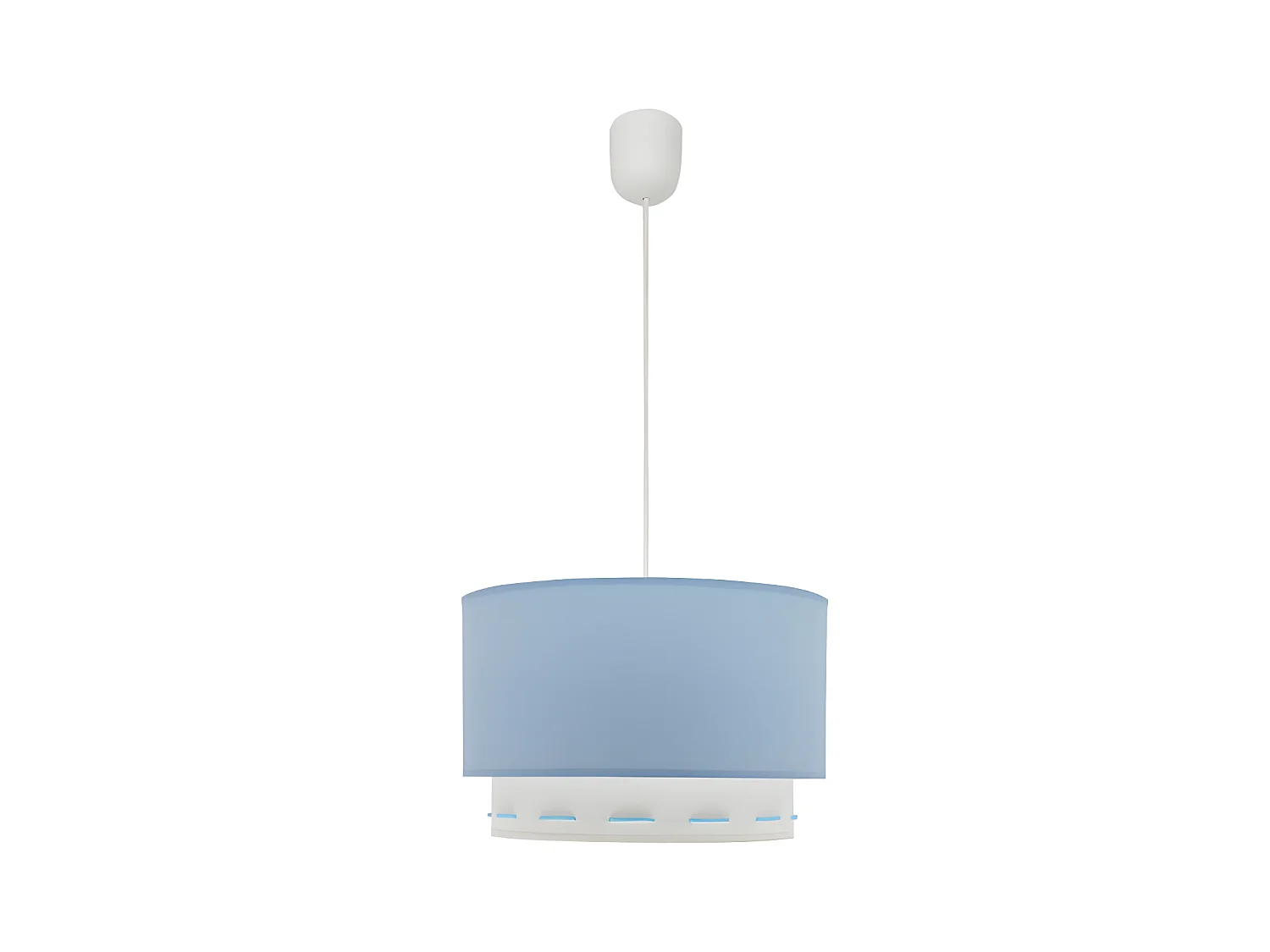 Lampada a sospensione Trazos 1xe27 Celeste 30d de FABRILAMP.