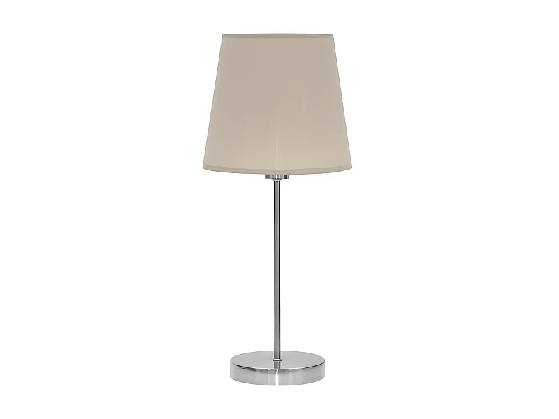 Lampe de table Maldives 1xe14 Nickel/Stone 20d FABRILAMP.
