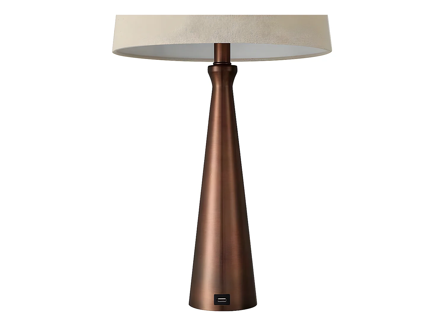 Nouveau dans desktop avec port USB modèle PEARL brown FABRILAMP