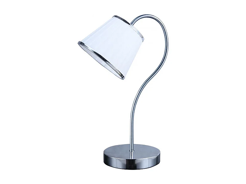 Bureau avec écran modèle LANTANAS chrome FABRILAMP