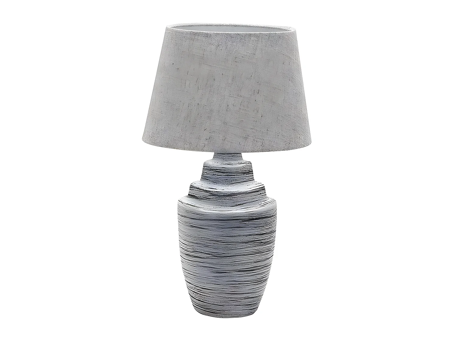 Bureau avec écran gris modèle TUI 1 FABRILAMP lumière