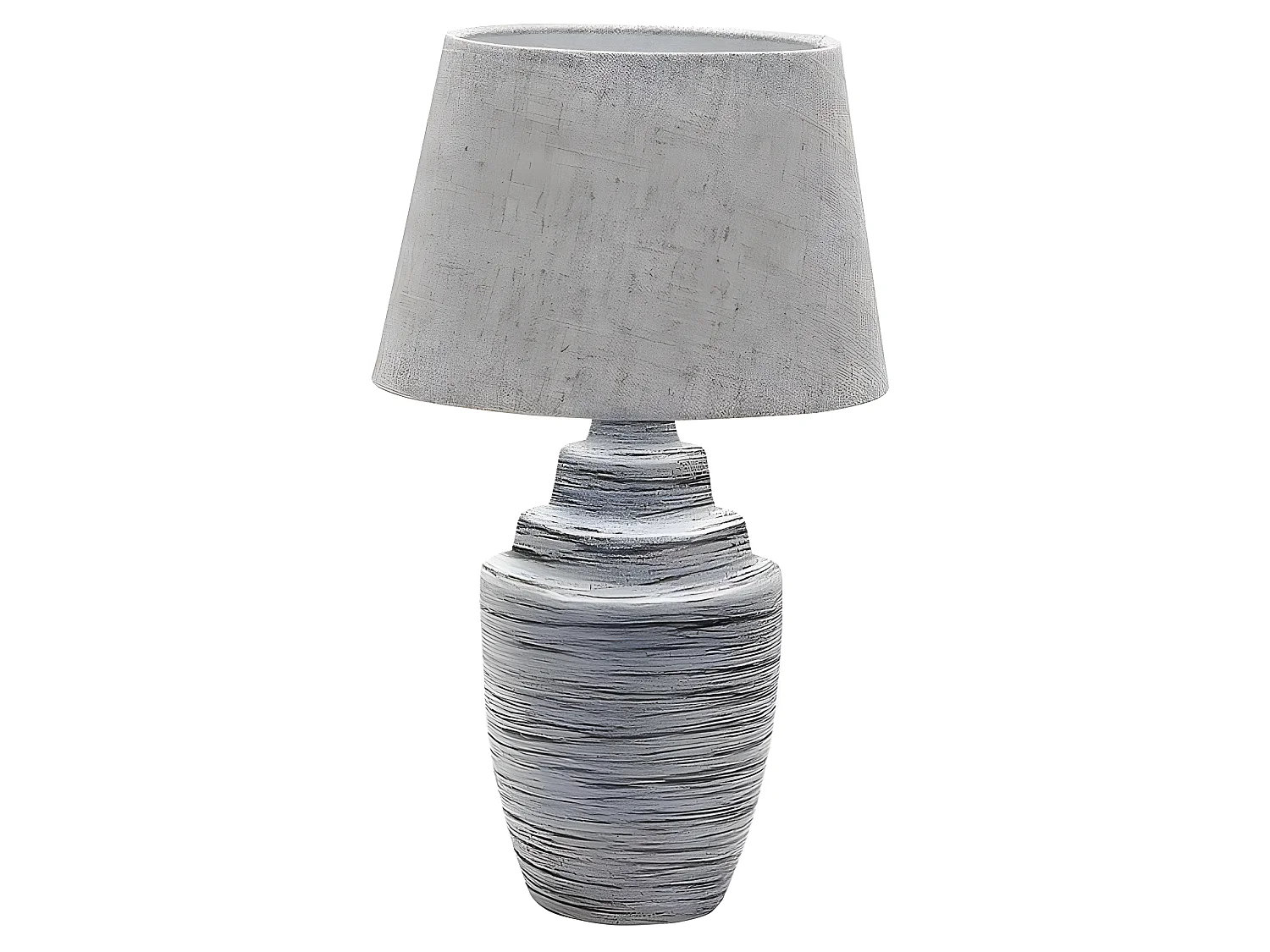 Bureau avec écran gris modèle TUI 1 FABRILAMP lumière