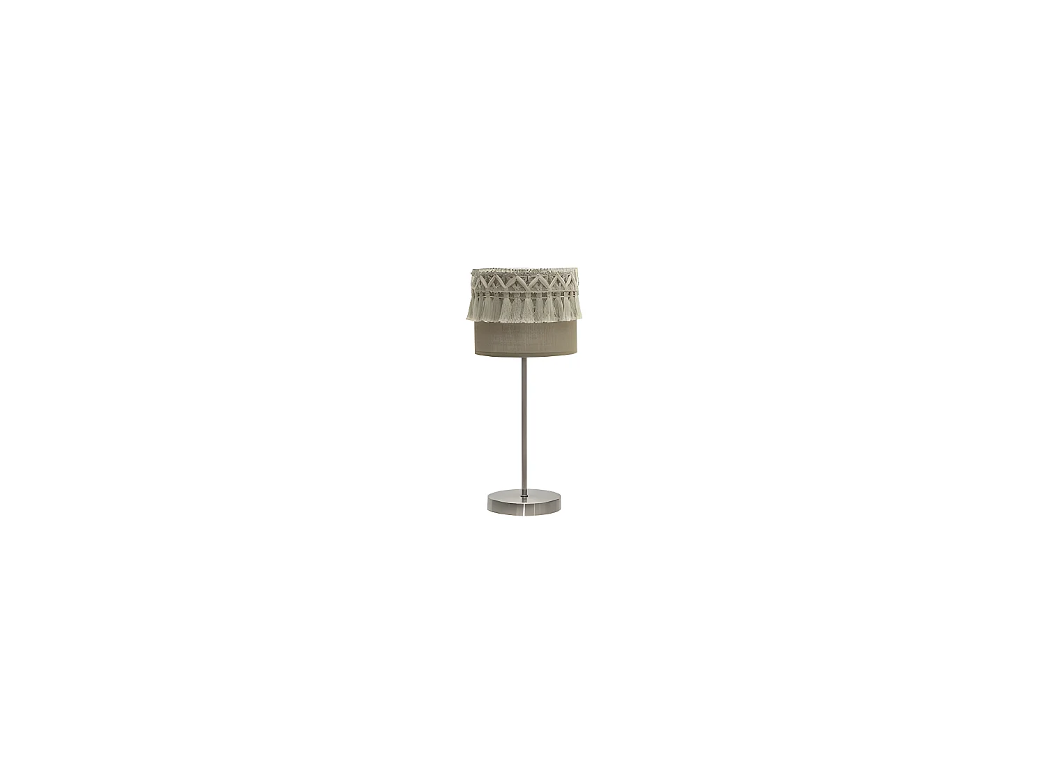 Plateau de table de style rustique beige de la série Ekaterina FABRILAMP