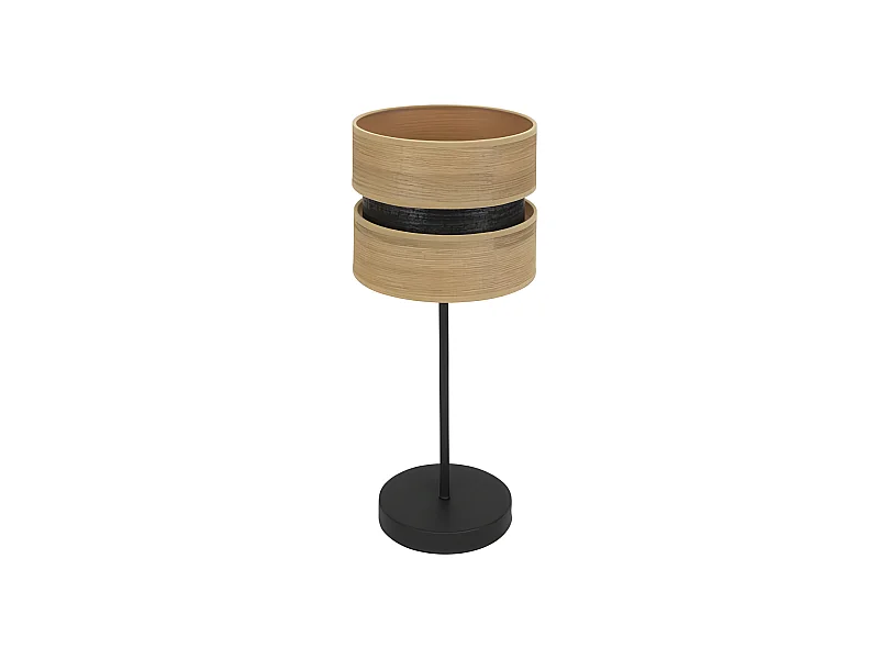 Modèle de bureau Colet Black / FABRILAMP en bois clair