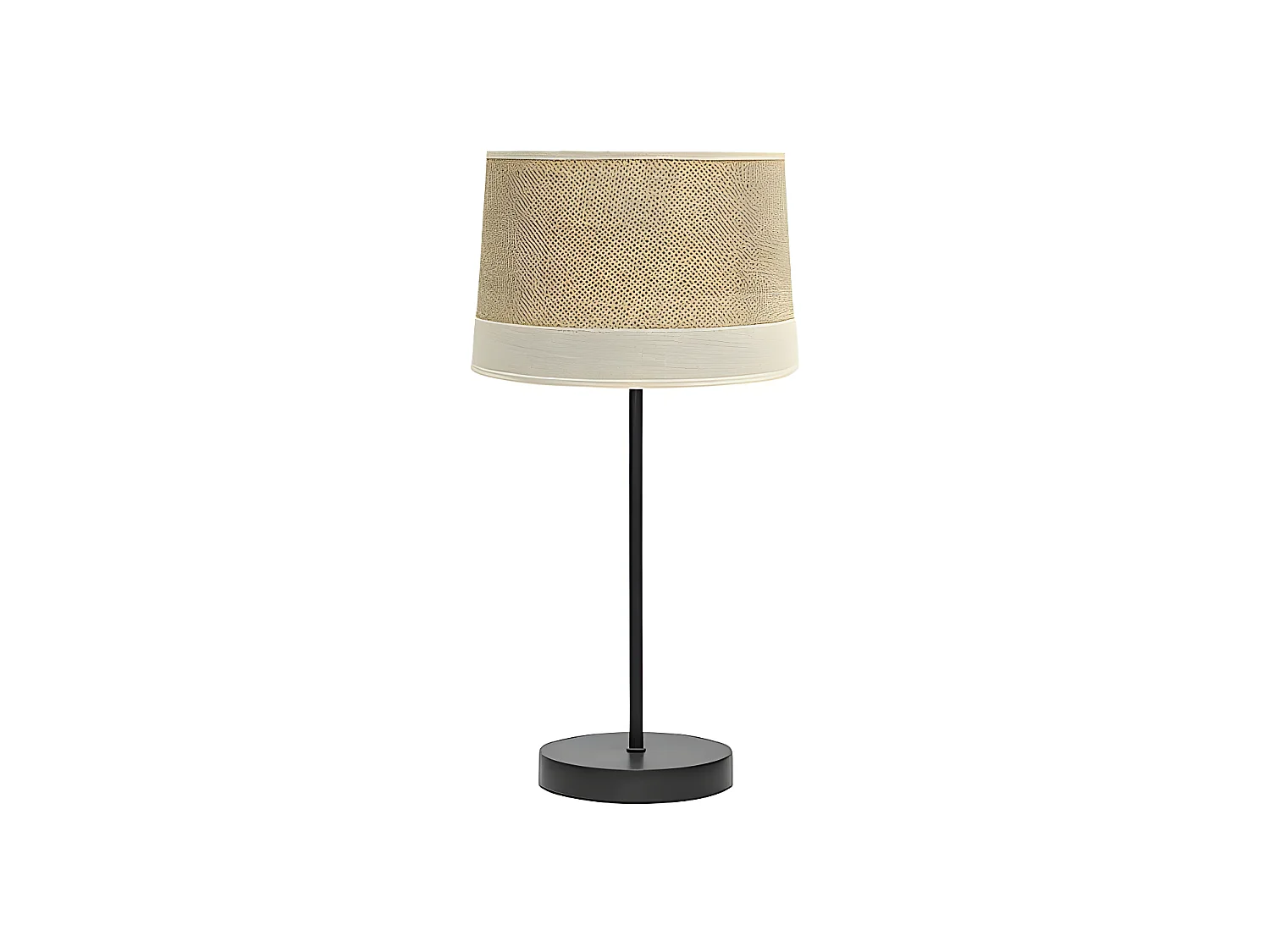Lampe de table modèle Tietar Sack / beige FABRILAMP