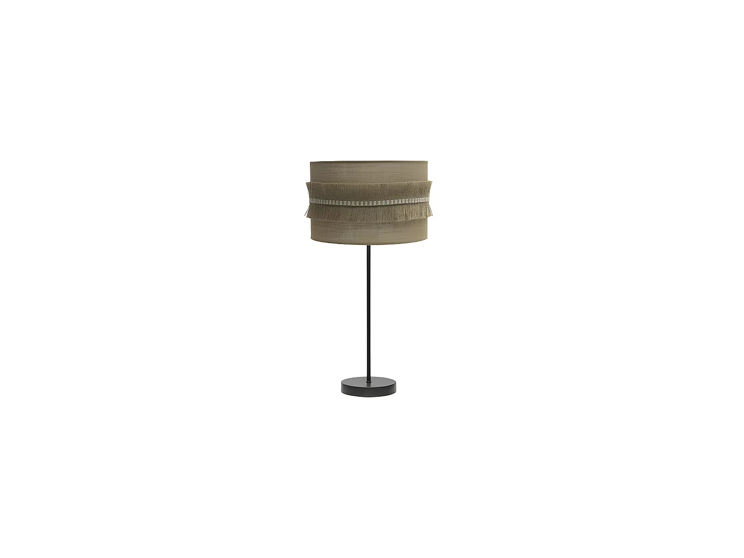 Bureau à écran frangé de la série Kala FABRILAMP