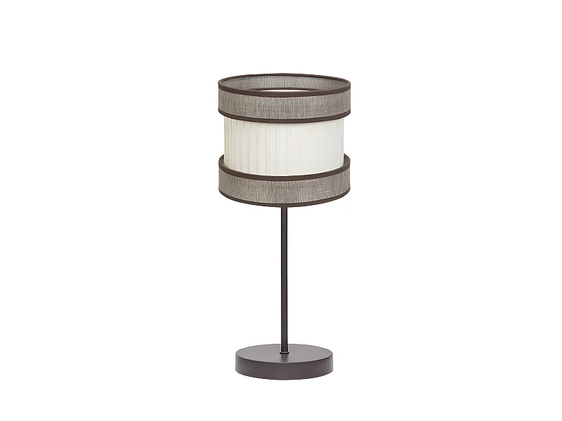 Modello desktop marrone/beige Home piccolo 1xe14 FABRILAMP