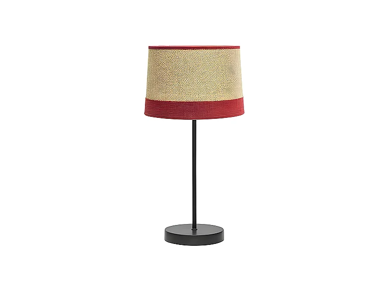table Tene FINISH en Sac/rouge FABRILAMP