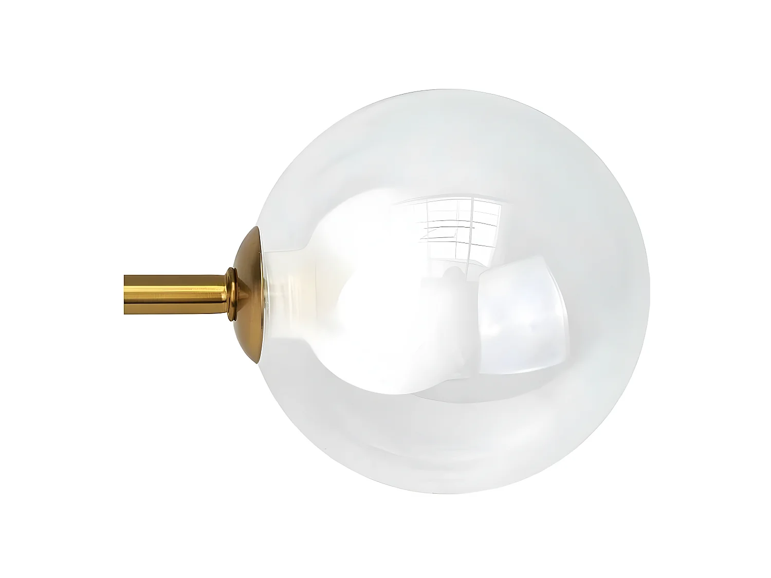 Sobremesa Con Tulipa Esferica Jerusalen Bronce