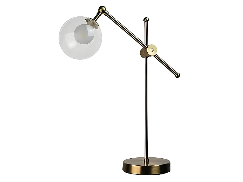 Sobremesa Con Tulipa Esferica Jerusalen Bronce