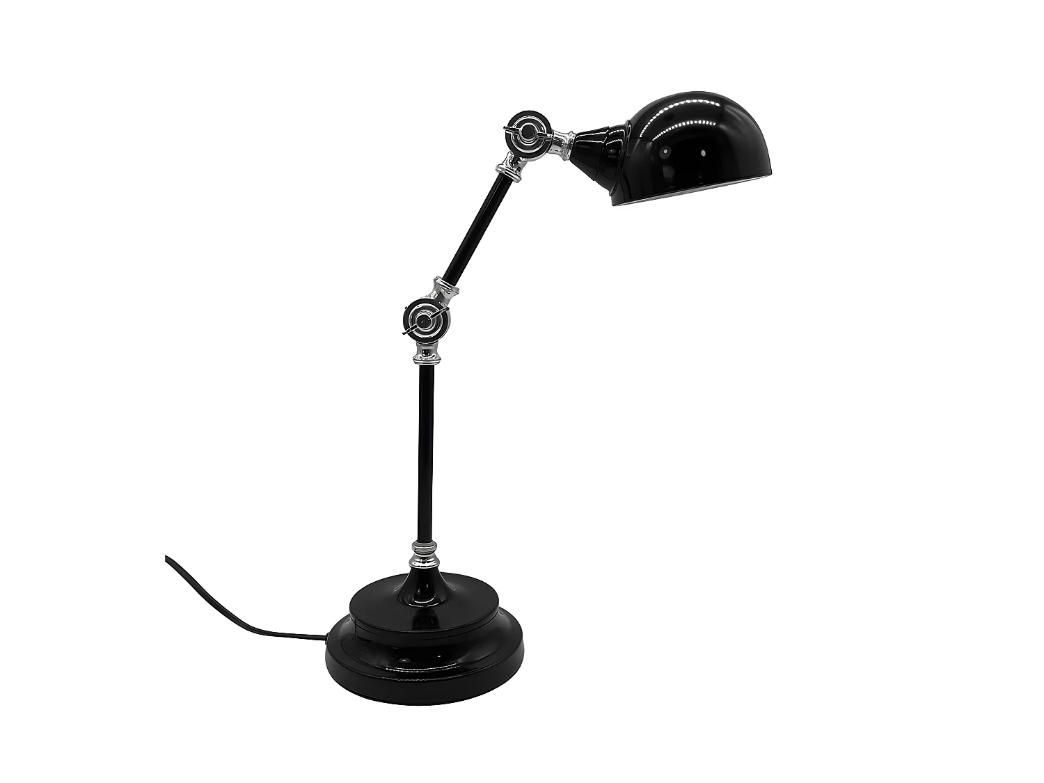 Couleur flexo Noir / chrome modèle Adal Articulable FABRILAMP