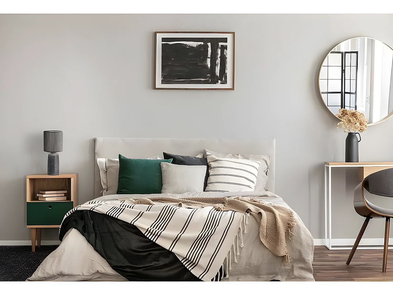 Angolo da banco per ricevitore modello TILAPIA grigio scuro FABRILAMP