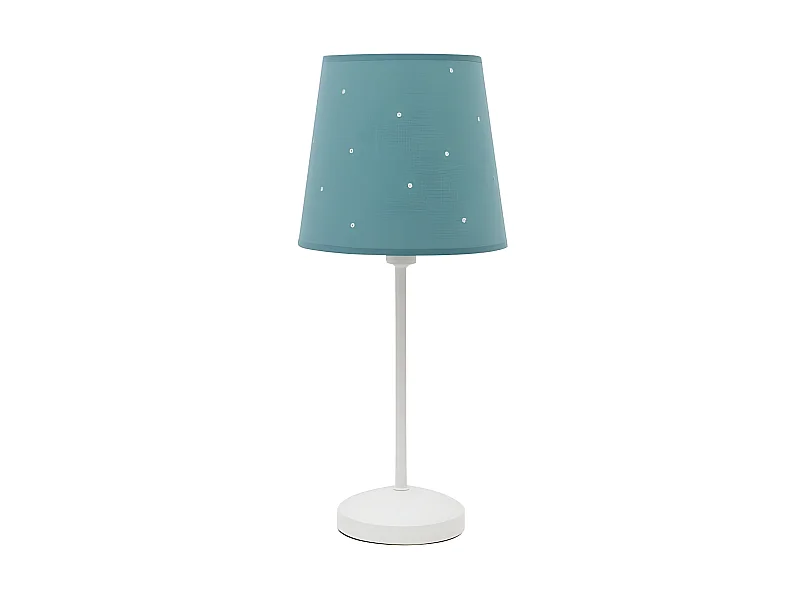 Conscience lampe de table 1xe14 Turquoise FABRILAMP.