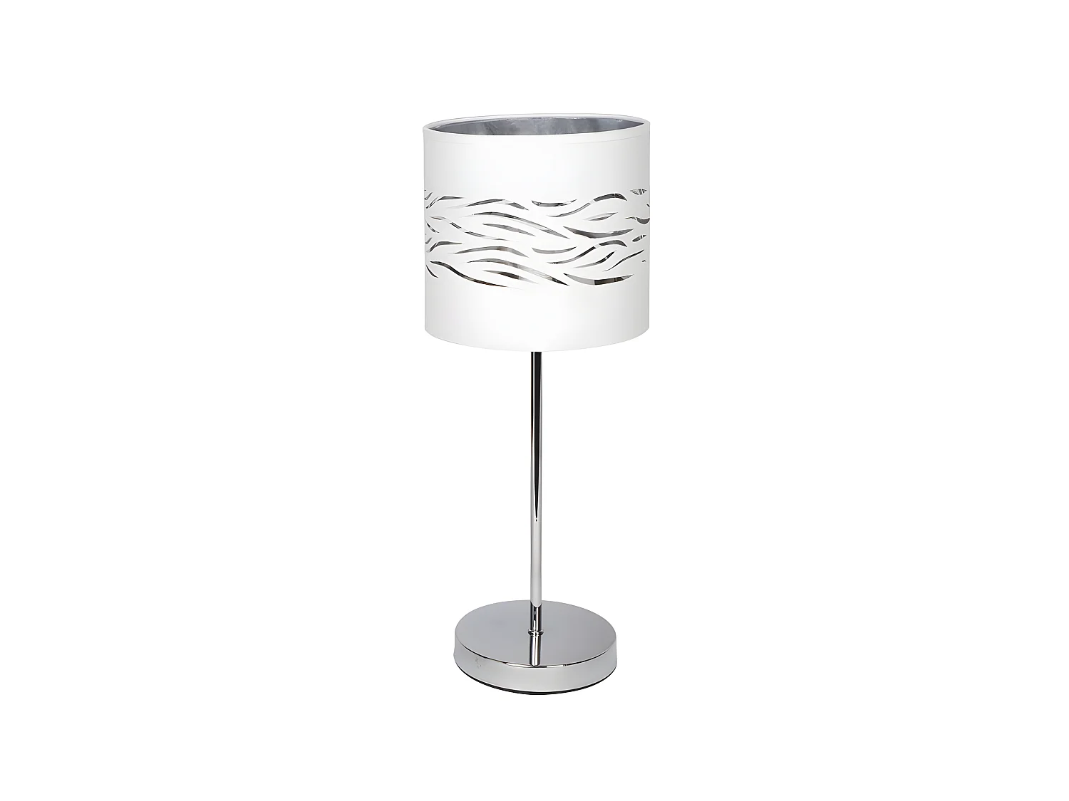 Bureau CHROME FOG avec écran métallique FABRILAMP