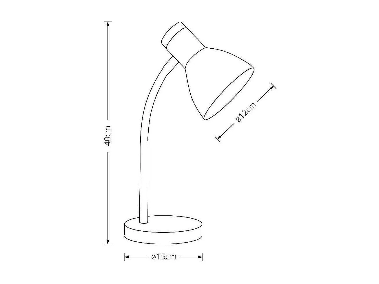 Flexo De La Serie Argos Acabado Blanco Con Detalle En Madera