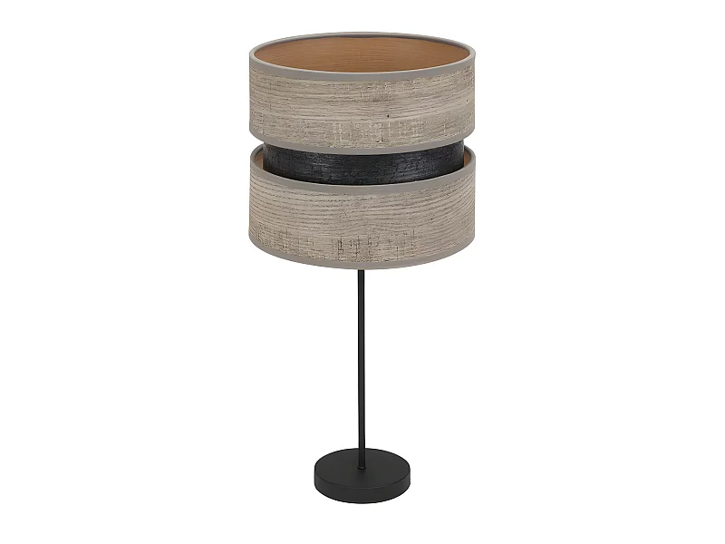 Bureau avec écran modèle Colet Black FABRILAMP