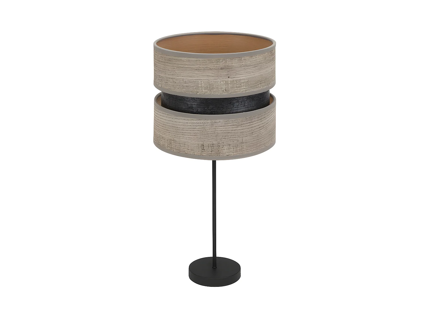 Bureau avec écran modèle Colet Black FABRILAMP