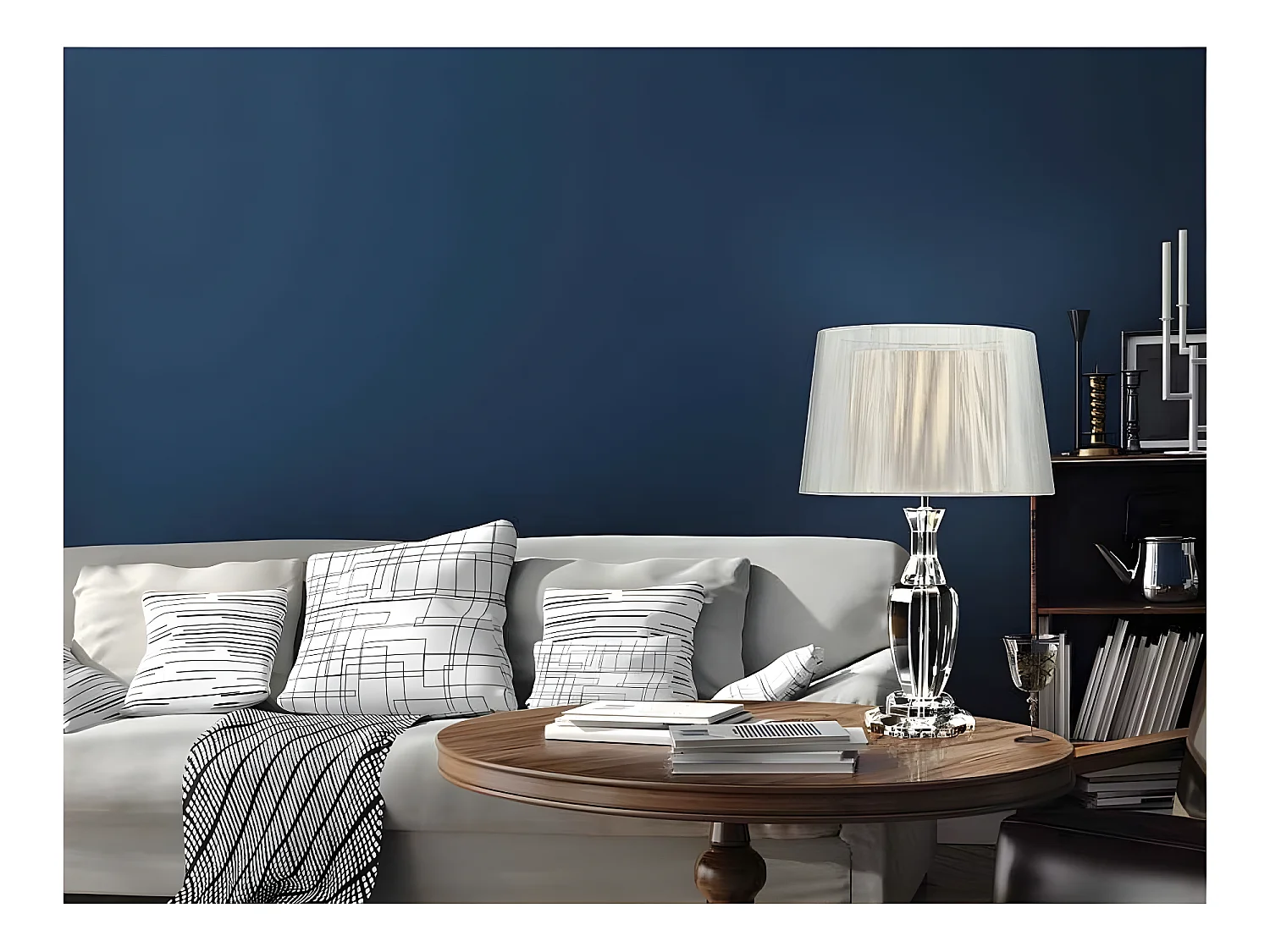 Lampara De Sobremesa Modelo Corinto Ii Cromo  De