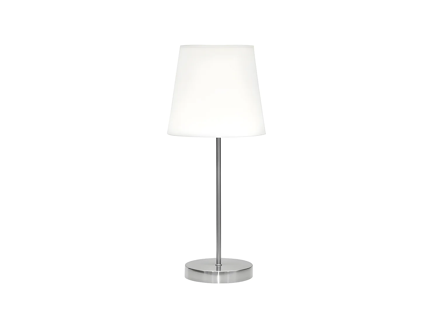 Lampe de table Maldives 1xe14 Nickel/White 20d FABRILAMP.