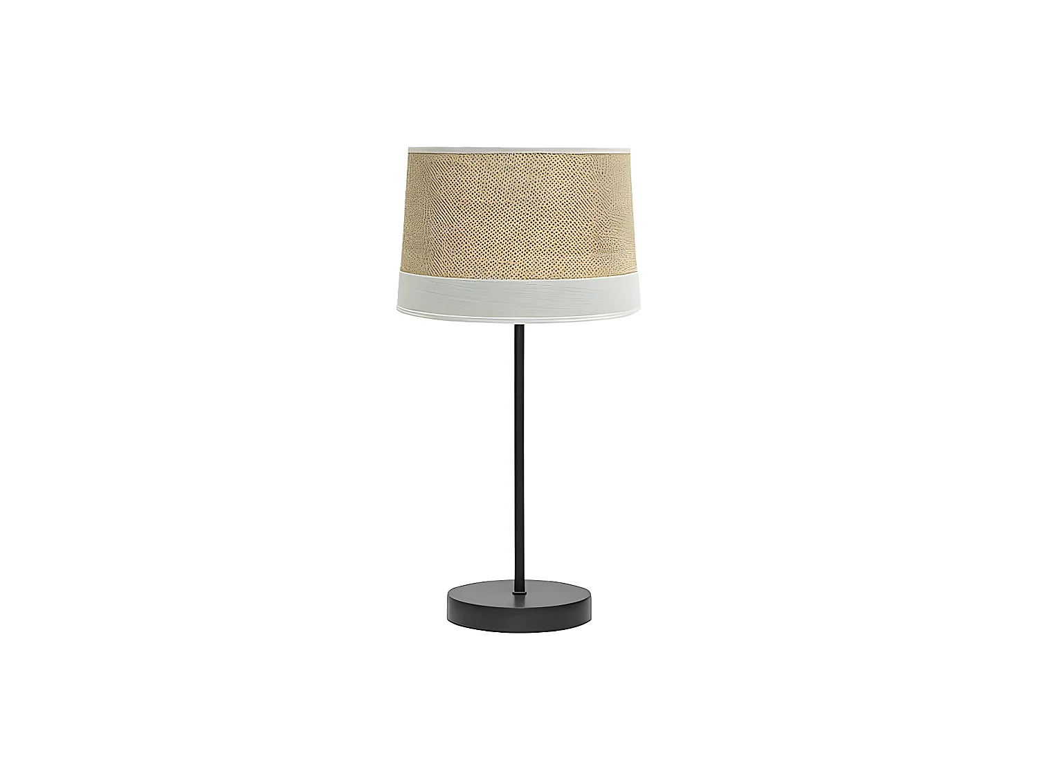 Bureau de la série Tietar avec FABRILAMPde détails blancs