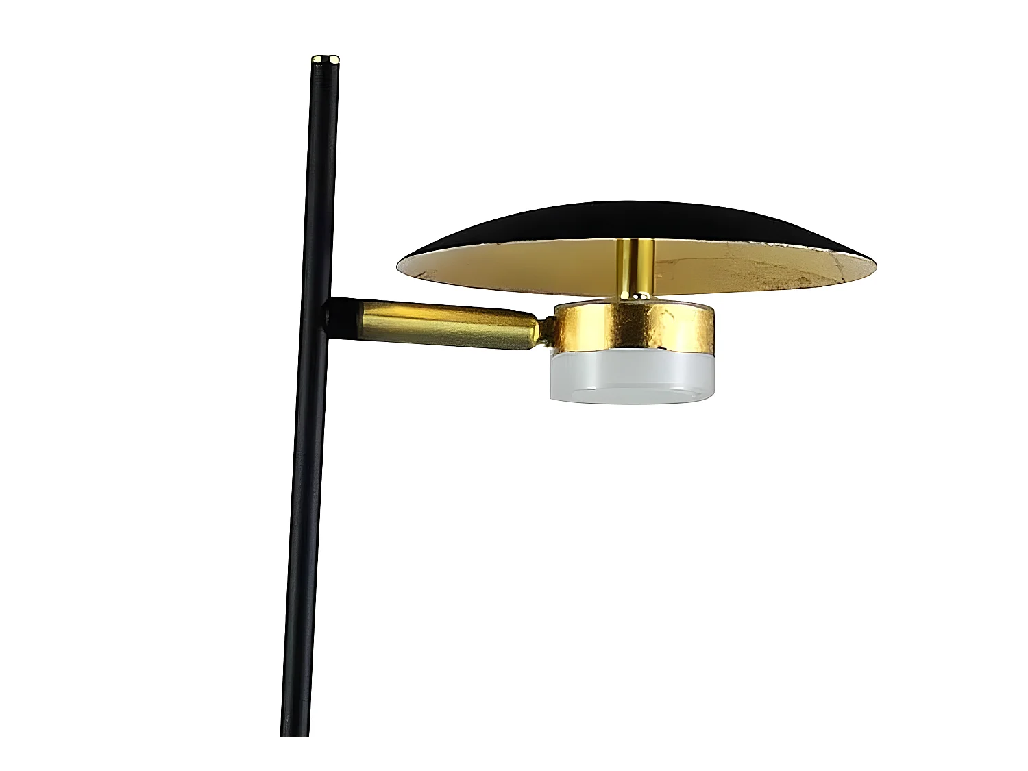 Bureau LED à deux lumières CAPE TOWN noir FABRILAMP