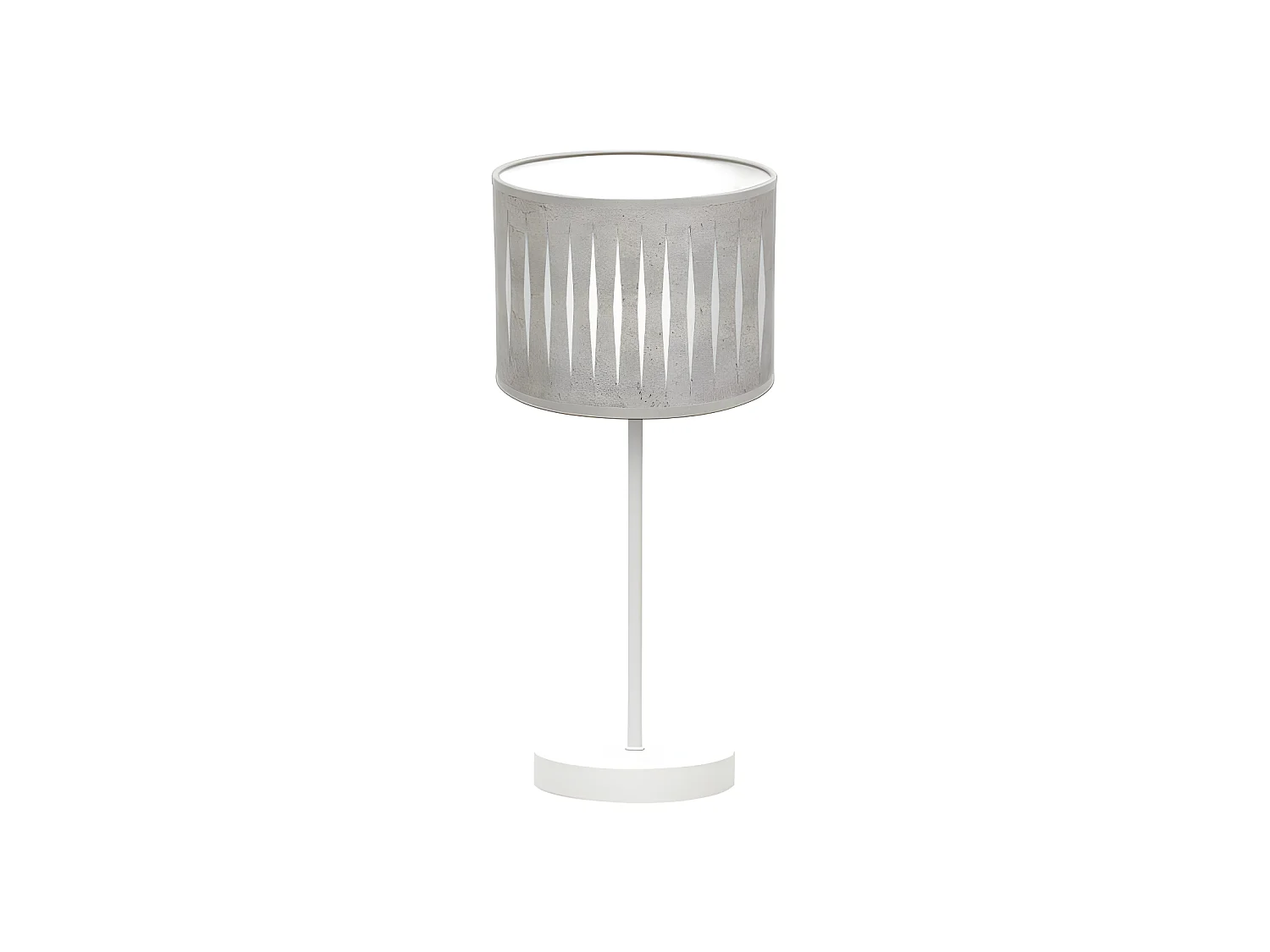 Tableau en gris/ciment/blanc modèle Piron FABRILAMP