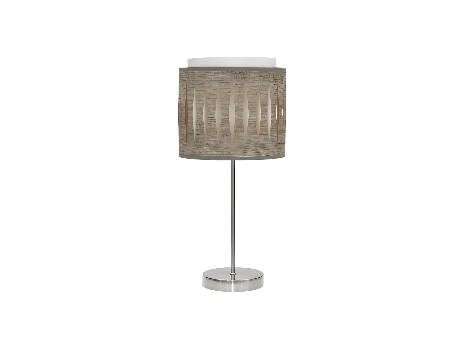 Lampe de table Nickel couleur Alexandra FABRILAMP