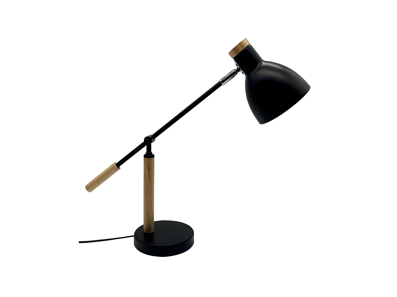 Flexo 1 modèle léger Biel Black/beech FABRILAMP