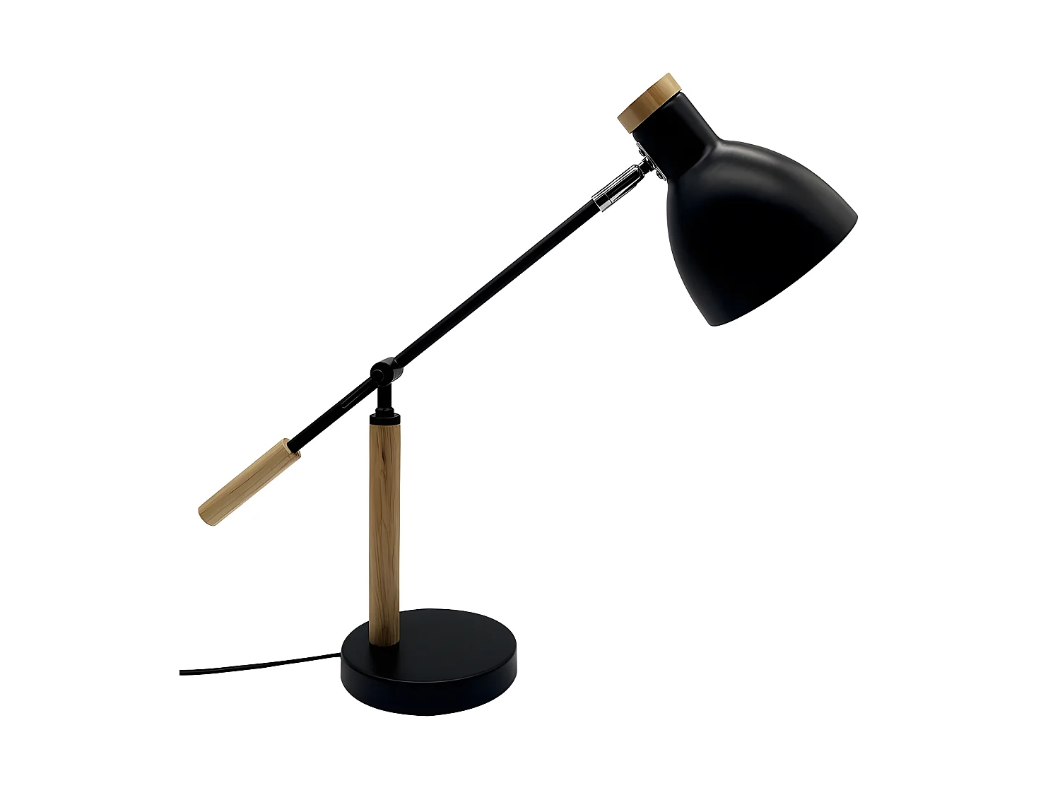 Flexo 1 modèle léger Biel Black/beech FABRILAMP