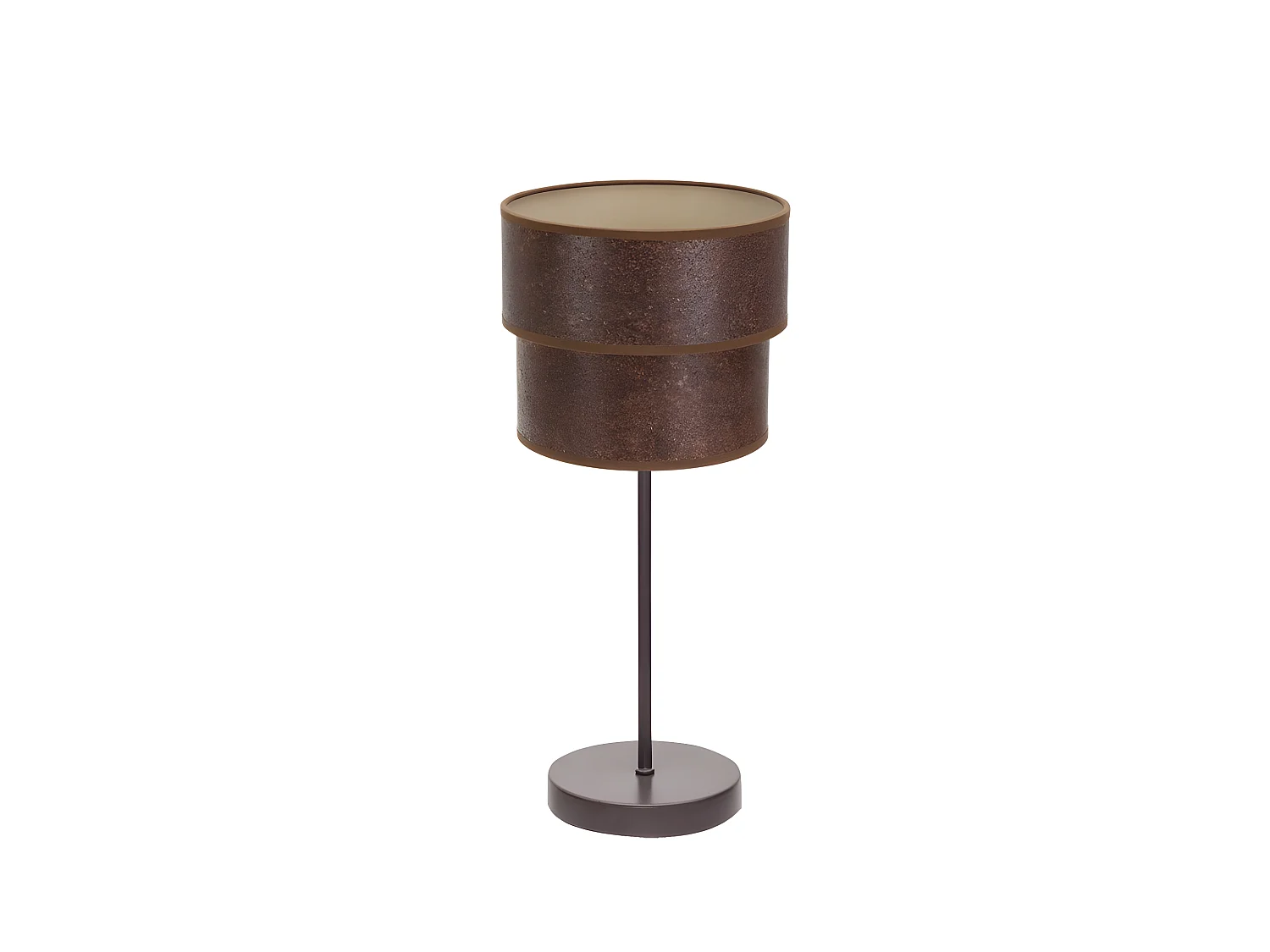 Modèle de bureau brun/oxyde Smile 1xE14 FABRILAMP