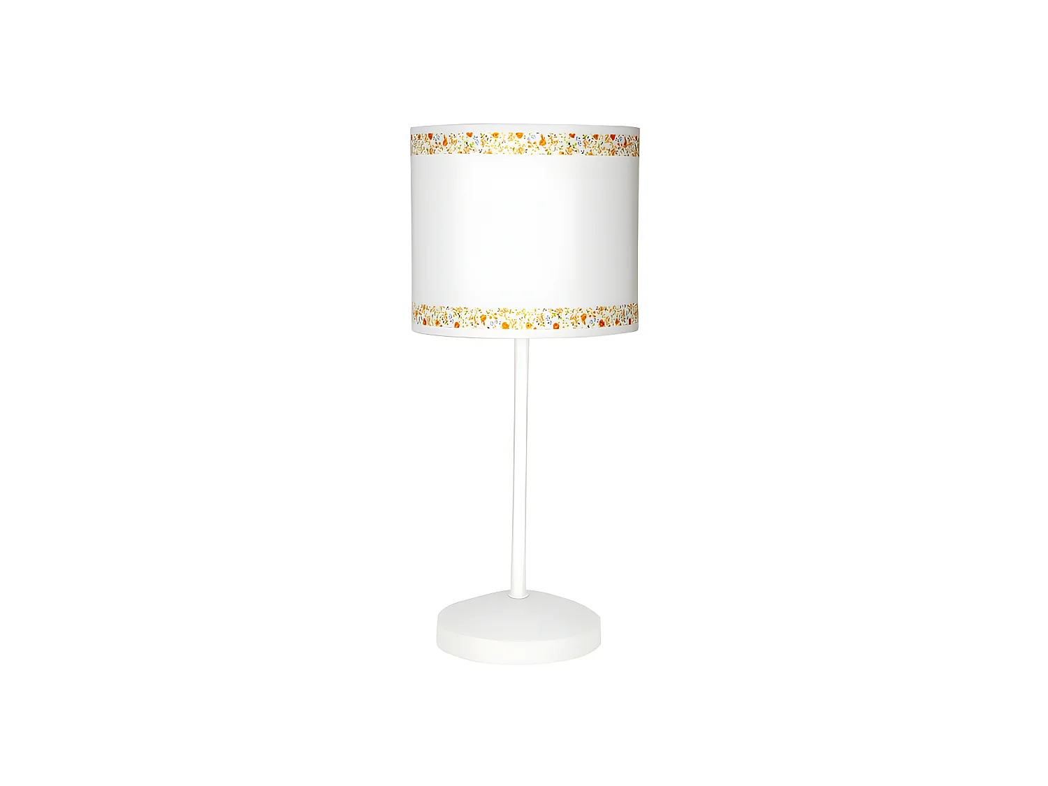 Lampada da Tavolo Border White/Orange 1xe14 di FABRILAMP.