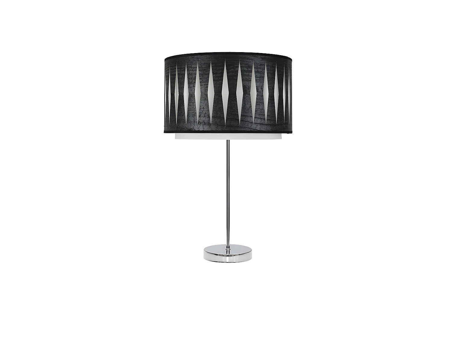 1 modèle de bureau léger ALEXANDRA Chrome FABRILAMP