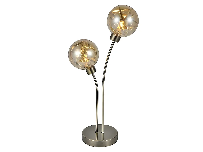 Sobremesa De Dos Tulipas Modelo Varanasi Cuero