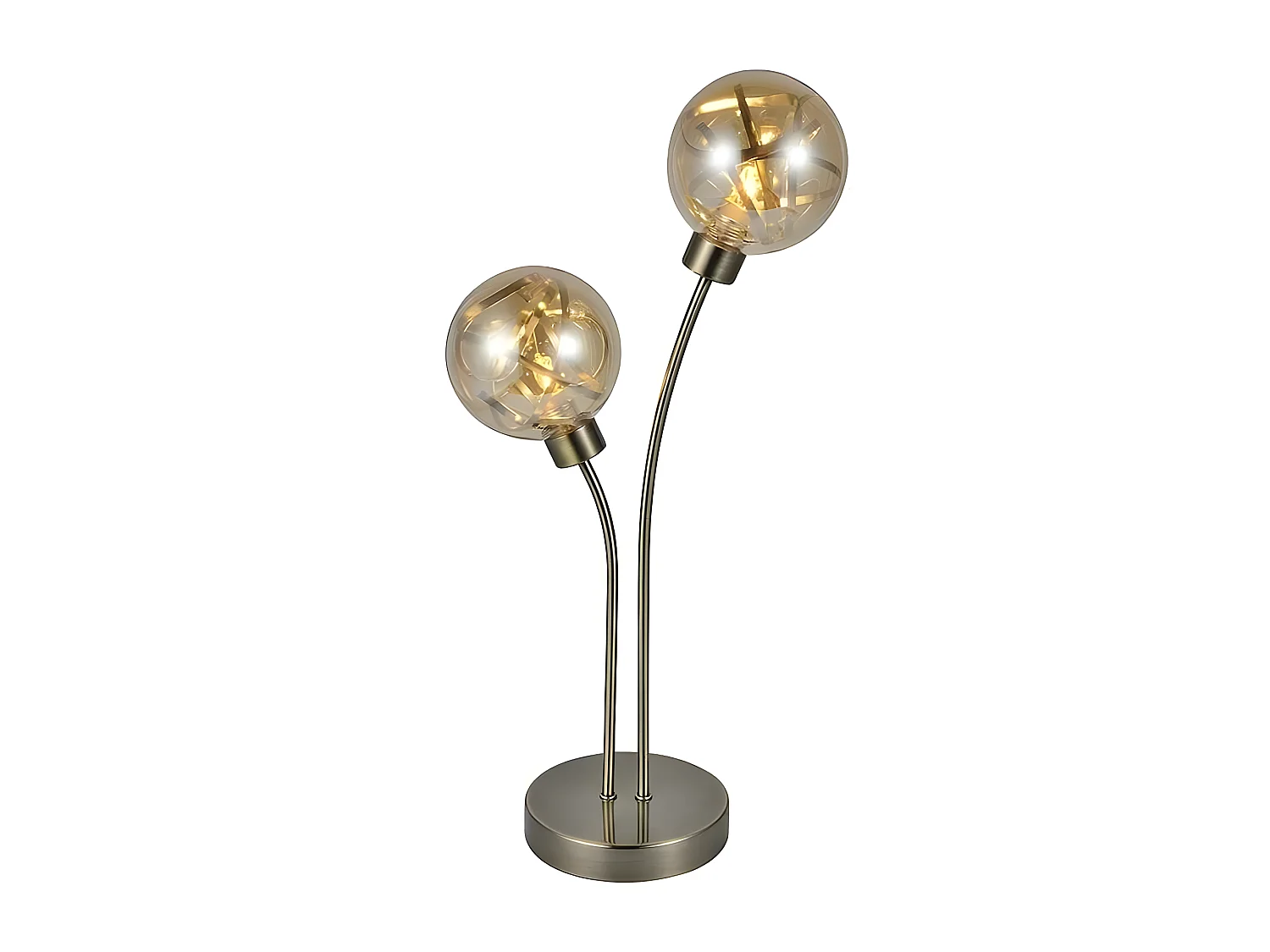 Sobremesa De Dos Tulipas Modelo Varanasi Cuero