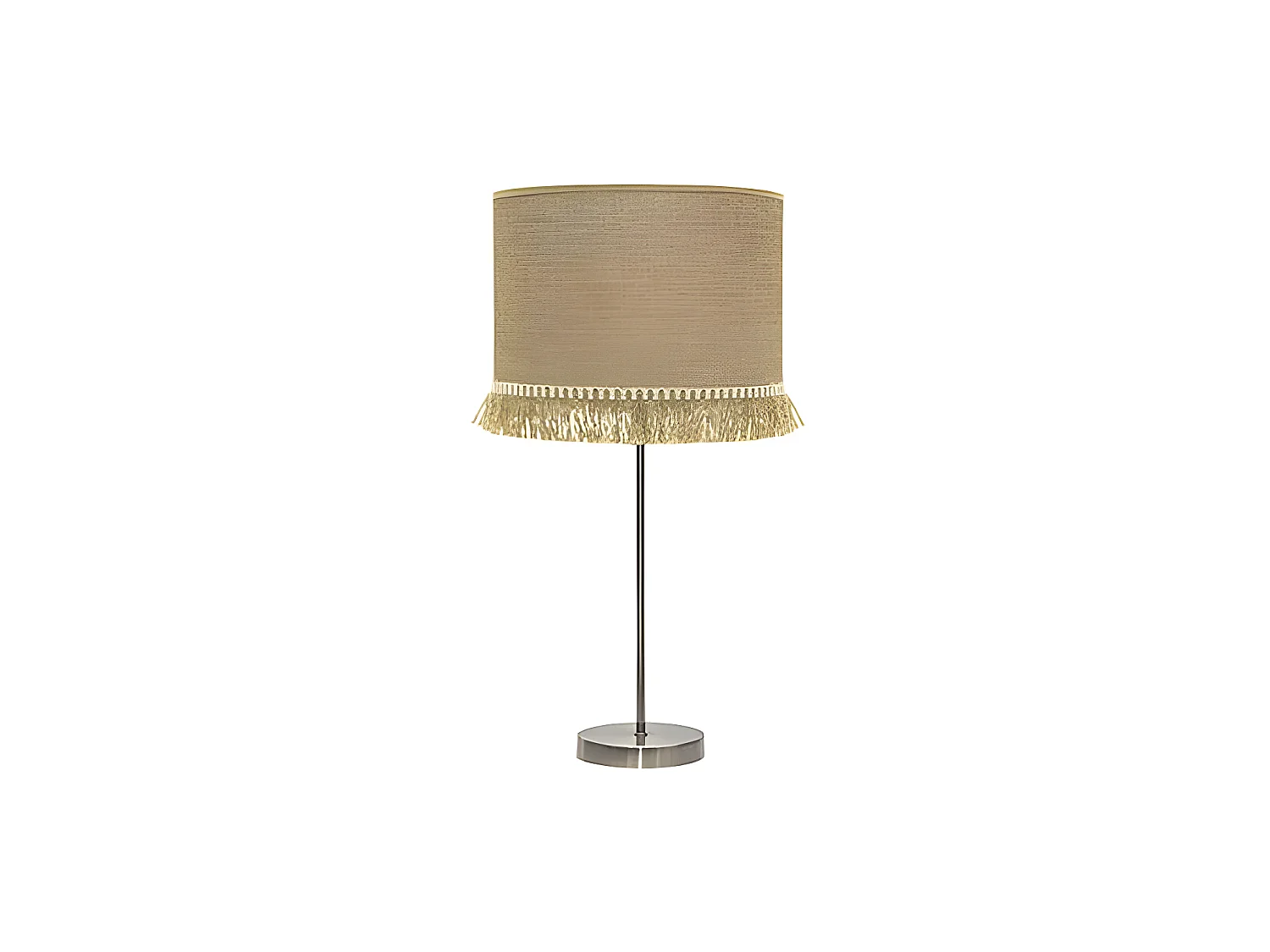 Sobremesa Lampara Alto Sibila Cuero/arena