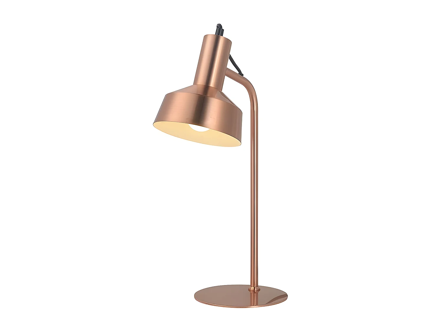 Sobremesa Color Cobre Modelo Leana Con Pantalla Metalica