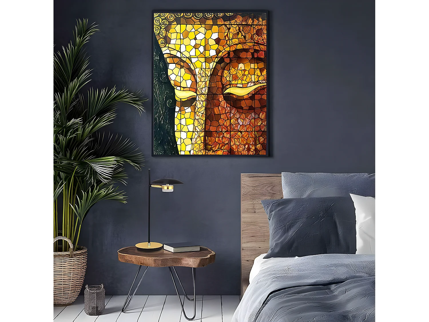 Plateau de table blanc CAPE TOWN led 2 lumières FABRILAMP