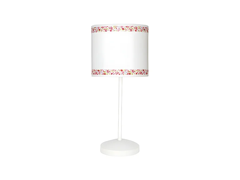 Lampada da tavolo Border White/pink 1xe14 di FABRILAMP.